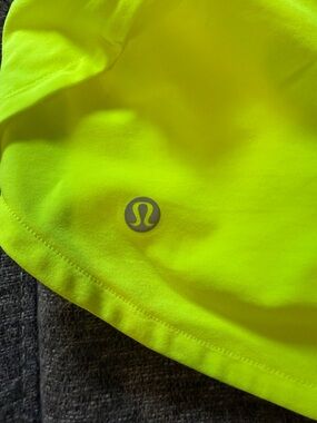 Lululemon Neon Yellow Athletic Shorts
